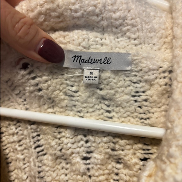 Madewell cable knit sweater. NWOT - Picture 6 of 6
